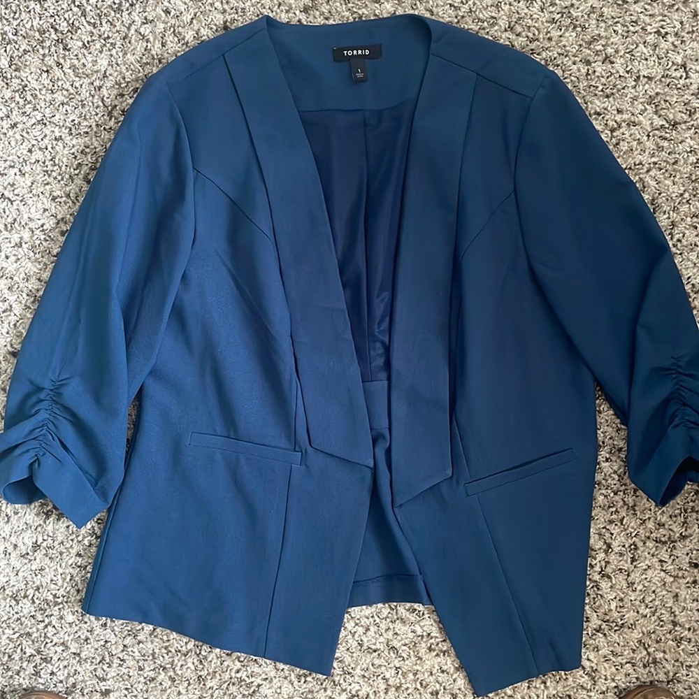 Blue Torrid Blazer